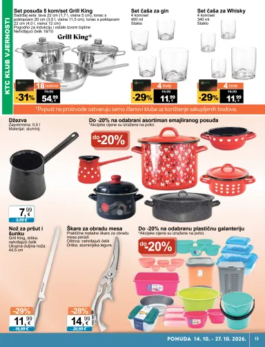 Katalog KTC - KTC - Tehnika I Posuđe vrijedi od 14.10. do 27.10. - stranica 13