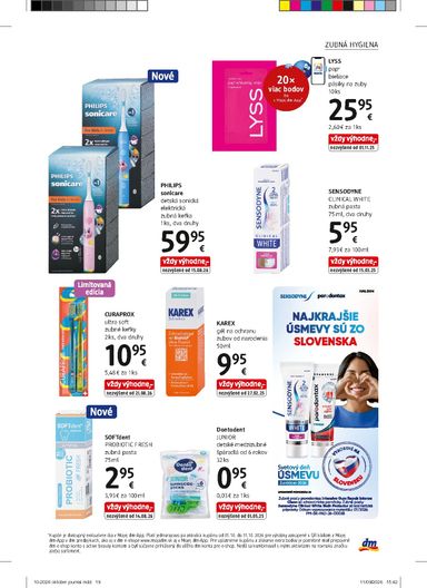 Leták dm - dm drogerie od 01.10. do 31.10. - strana 19