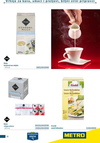 Katalog Metro - Metro - Poslovna rješenja - Doručak vrijedi od 01.01. do 31.12. - stranica 39