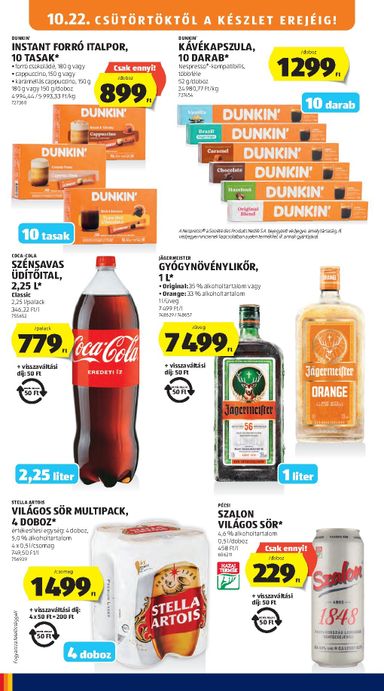 Akciós újság Aldi - Aldi érvényes 10.22.-tól 10.28.-ig - 18 oldal