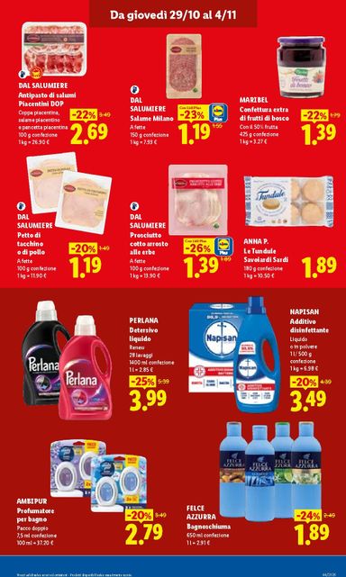 Volantino Lidl - Lidl valido dal 29/10 al 04/11 - pagina 11