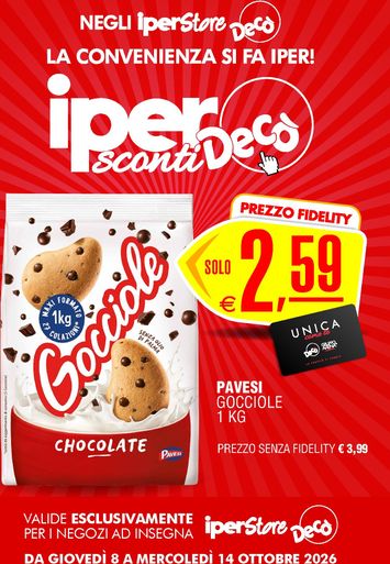 Volantino Decò - Decò - Iperstore Web valido dal 08/10 al 14/10 - pagina 1