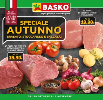 Volantino Basko - Basko - Speciale Autunno valido dal 20/10 al 02/11 - pagina 1