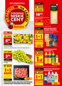 Gazetka Biedronka od czwartku 22.10.