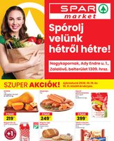 SPAR market - Nagykapornak, Zalalovő, érvényes csütörtöktől 2026.10.15.