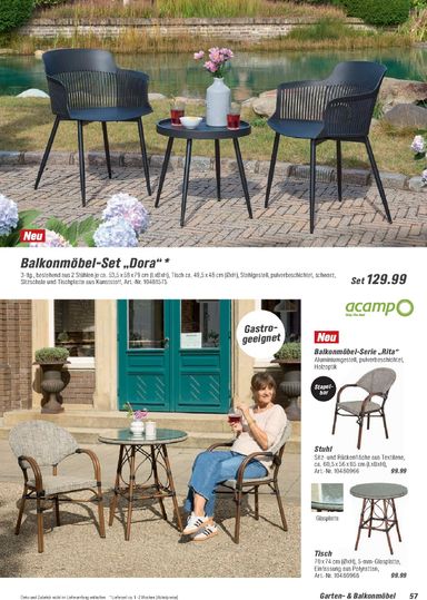 Prospekt toom - Toom - Gartenmöbel & Solar-Leuchten gültig ab 01.03. bis 31.12. - seite 57