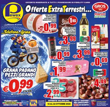 Volantino Pewex - Pewex Supermercati - Via Rubicone, Roma valido dal 14/10 al 22/10 - pagina 1