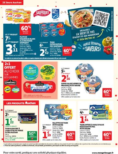 Catalogue Auchan - Auchan - 25 jours 2 hypers - Hypermarché valable dès le 03/11 au 08/11 - page 44