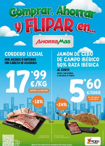 Folleto Ahorramas - AhorraMas del 29/10 al 11/11 - página 1
