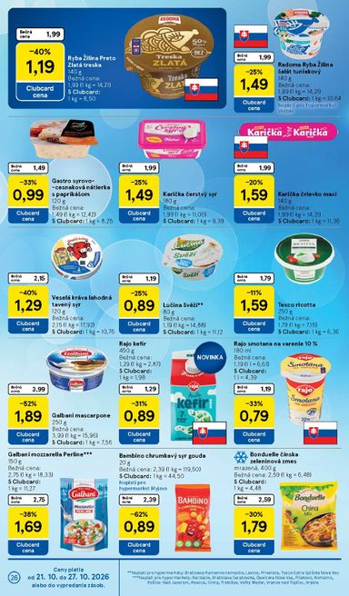 Leták Tesco - Tesco od 21.10. do 27.10. - strana 26