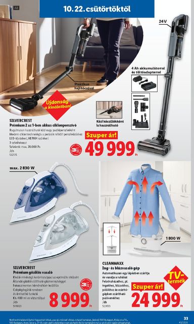 Akciós újság Lidl - Lidl érvényes 10.22.-tól 10.28.-ig - 33 oldal