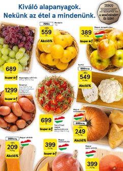 Tesco akciós újság, érvényes csütörtöktől 10.15.