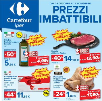 Volantino Carrefour - Carrefour - Prezzi imbattibili valido dal 23/10 al 05/11 - pagina 1