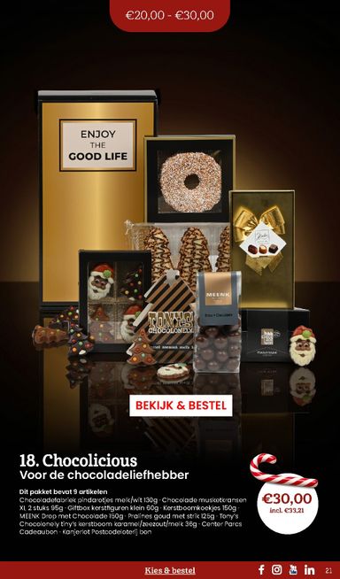 Folder Makro - Makro - Kerstpaketten catalogus van 20-10 tot 31-12 - side 21