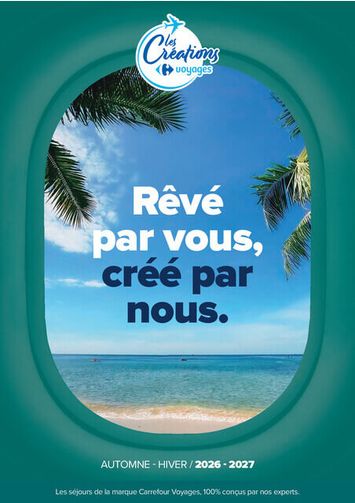 Catalogue Carrefour Market - Carrefour Market - Séjours & Circuits valable dès le 14/08 au 30/10 - page 1