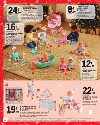 Catalogue E.Leclerc - E.Leclerc - Jouets de Noël valable dès le 20/10 au 05/12 - page 34