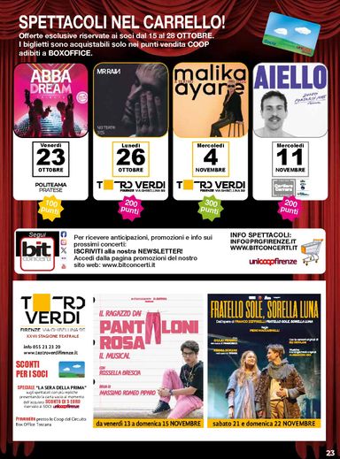 Volantino Coop Firenze - Coop Firenze - Vicino a Te valido dal 15/10 al 28/10 - pagina 23