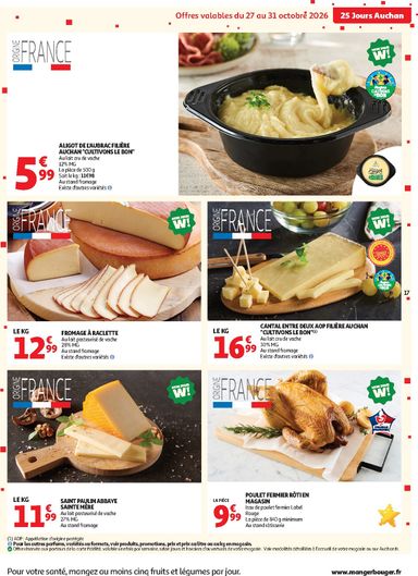 Catalogue Auchan - Auchan - 25 jours valable dès le 27/10 au 01/11 - page 17