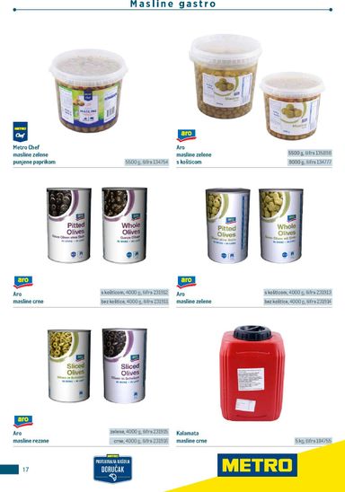 Katalog Metro - Metro - Poslovna rješenja - Doručak vrijedi od 01.01. do 31.12. - stranica 17