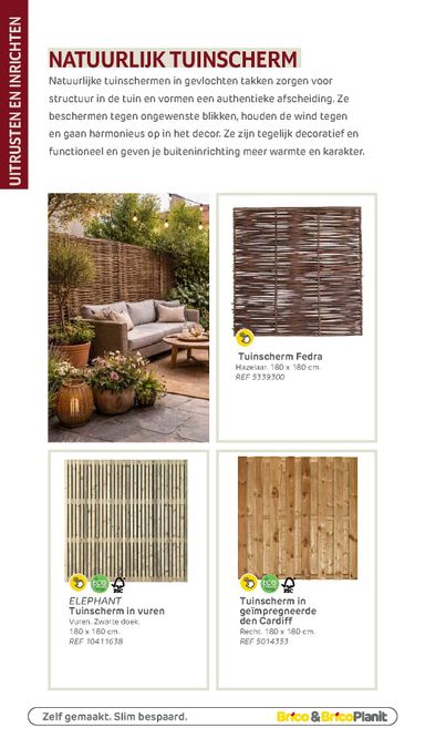 Folder Brico - Brico - Tuin catalogus van 01/03 tot 31/12 - side 252