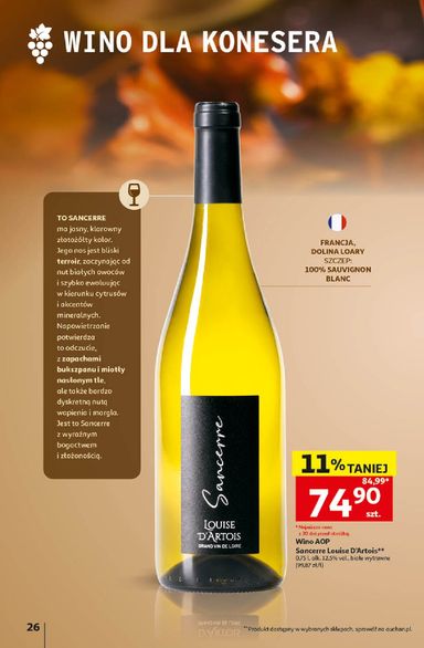 Gazetka Auchan - Hipermarket Auchan - Wino od 05.10. do 31.10. - strona 26