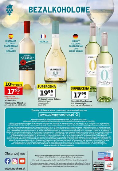 Gazetka Auchan - Hipermarket Auchan - Wino od 05.10. do 31.10. - strona 32