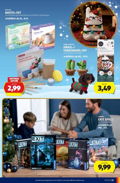 Leták Hofer Rakúsko - Hofer Rakúsko - Unser Weihnachtskatalog od 30.10. do 31.12. - strana 23