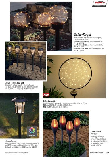 Prospekt toom - Toom - Gartenmöbel & Solar-Leuchten gültig ab 01.03. bis 31.12. - seite 113