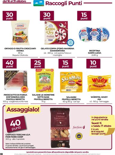 Volantino Coop Firenze - Coop Firenze - Vicino a Te valido dal 15/10 al 28/10 - pagina 18