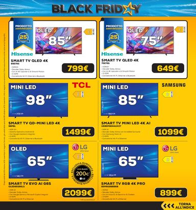 Volantino Euronics - Euronics - Black Friday Anteprima valido dal 29/10 al 11/11 - pagina 20