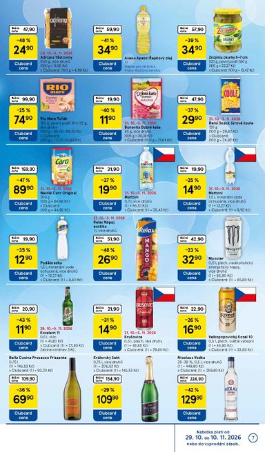 Leták Tesco - Tesco supermarket od 29.10. do 03.11. - strana 7