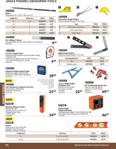 Flyer Princess Auto - Princess Auto - Hand Tools valid since 04-21 until 12-31 - page 56