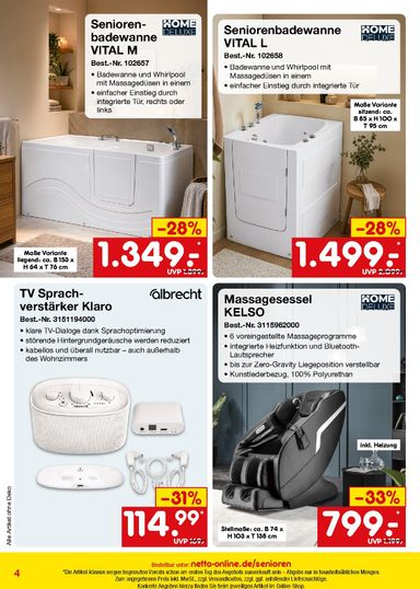 Prospekt Netto - Netto Marken Discount - Online-Sonderangebote Herbstdeals gültig ab 01.10. bis 31.10. - seite 4