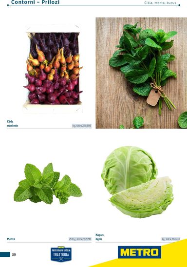 Katalog Metro - Metro - Poslovna rješenja - Trattoria vrijedi od 04.03. do 31.12. - stranica 59