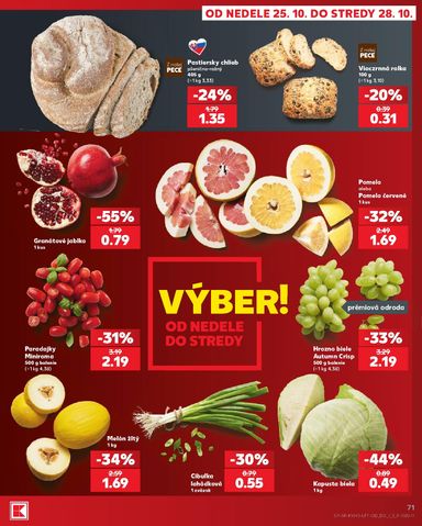 Leták Kaufland - Kaufland od 22.10. do 28.10. - strana 71