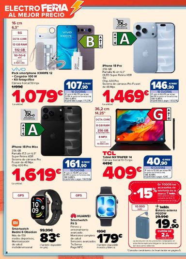 Folleto Carrefour - Carrefour - Electro Feria del 27/10 al 10/11 - página 8