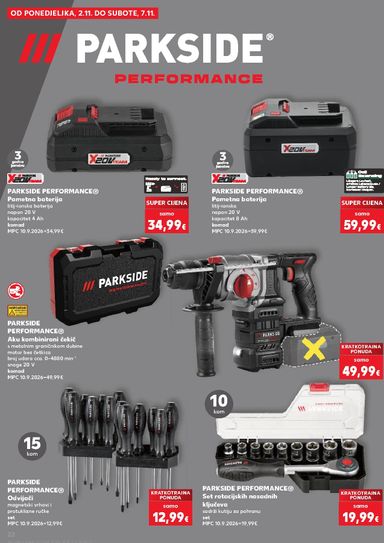 Katalog Kaufland - Kaufland - Neprehrambenih proizvoda vrijedi od 28.10. do 03.11. - stranica 22