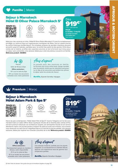 Catalogue Carrefour Market - Carrefour Market - Séjours & Circuits valable dès le 14/08 au 30/10 - page 19