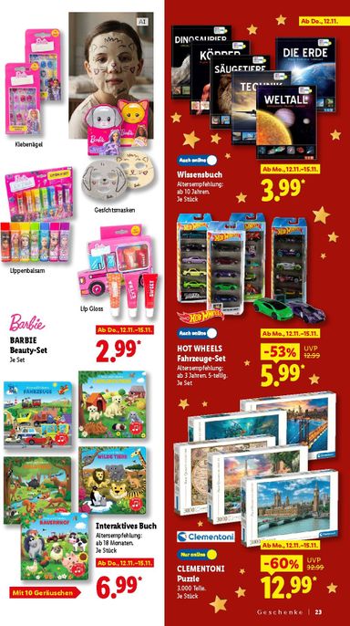 Prospekt Lidl - Lidl - Entdecke zahlreiche Geschenkideen gültig ab 19.10. bis 24.12. - seite 23