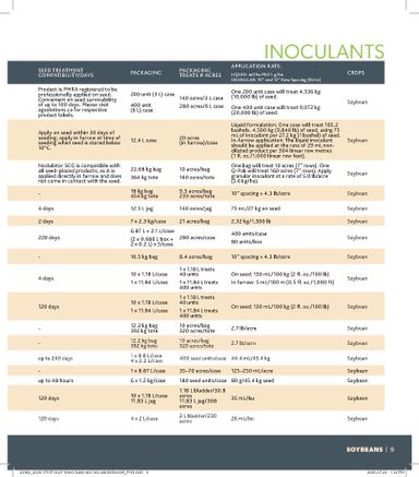 Flyer Co-op - Coop - Seed & Inoculant Guide valid since 08-20 until 08-01 - page 9