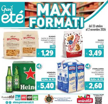 Volantino Eté - Eté - Grand valido dal 23/10 al 02/11 - pagina 1