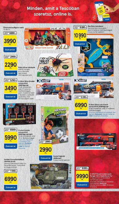 Akciós újság Tesco - Tesco - Karácsonyi játékkatalógus érvényes 10.28.-tól 11.17.-ig - 11 oldal