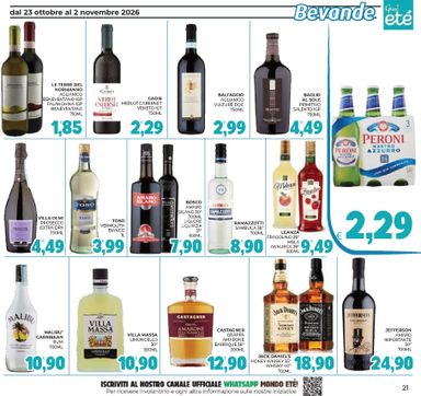 Volantino Eté - Eté - Grand valido dal 23/10 al 02/11 - pagina 21