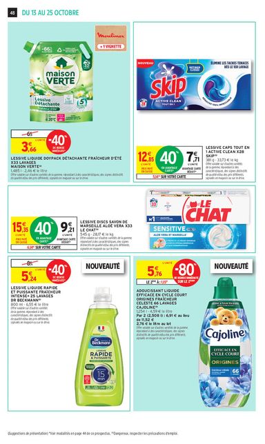 Catalogue Intermarché - Intermarché valable dès le 13/10 au 25/10 - page 40