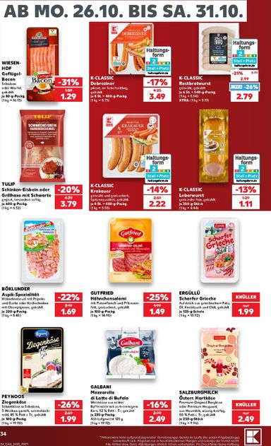 Leták Kaufland Německo - Kaufland Německo od 26.10. do 31.10. - strana 34