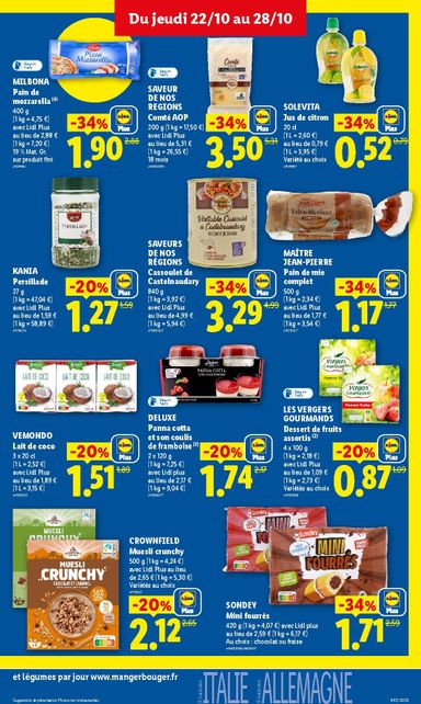 Catalogue Lidl - Lidl valable dès le 22/10 au 28/10 - page 17