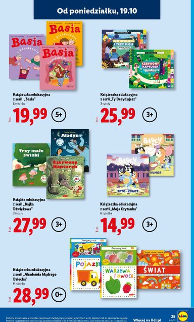 Leták Lidl Polsko - Lidl Polsko - Katalog Okazji od 19.10. do 24.10. - strana 29