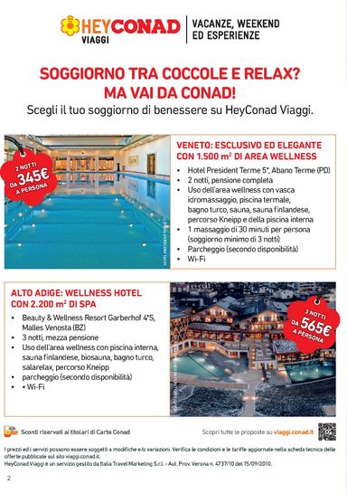 Volantino Spazio Conad - Spazio Conad - Scelte di Benessere valido dal 21/10 al 15/11 - pagina 2