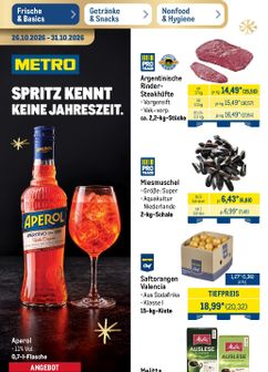 METRO-Prospekt von Montag 26.10.