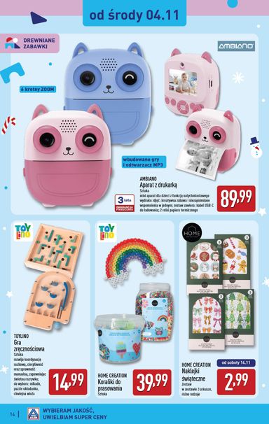 Gazetka ALDI - ALDI - Katalog zabawkowy od 31.10. do 12.12. - strona 14